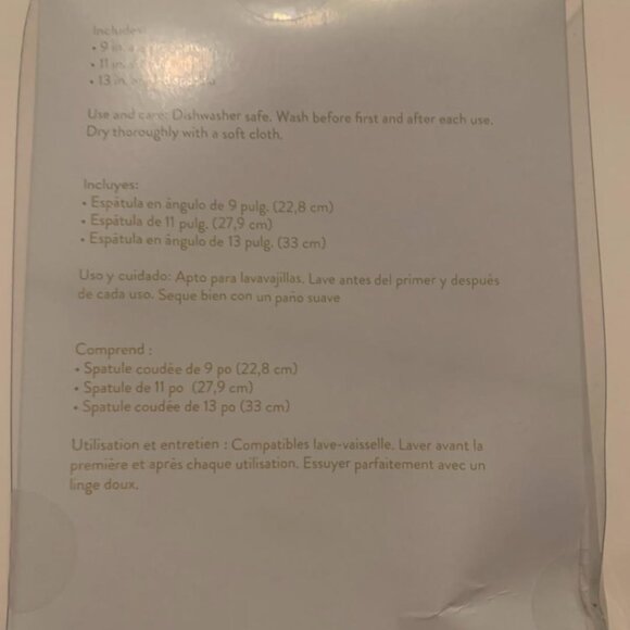 Wilton Navy Blue and Gold Icing Spatula Set - Spatula Set for Cake Decorating - Picture 2 of 4